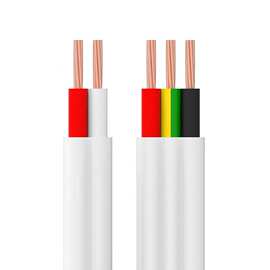 SAA澳标扁平电线2芯×1.0mm +1.0mm E /2.5/4/6/10平方TPS白色