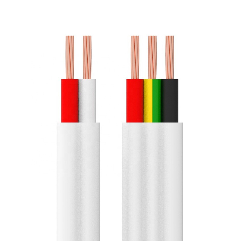 Saa Australian Standard Flat Wire 2 Core ×1.0Mm²+1.0Mm²E /2.5/4/6/10 Square Tps White