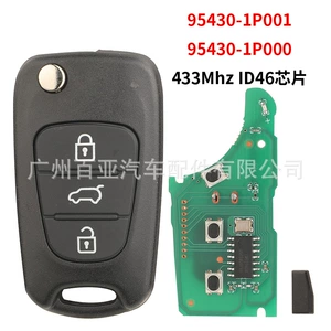 Kia Venga 3 düyməli ID46 çip 433 tezlikli 95430-1P000 avtomobil açarı