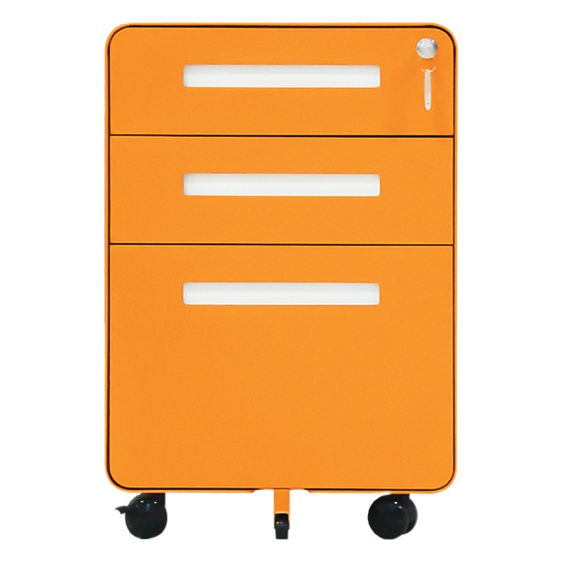 Gabinete de archivo Jingle gabinete bajo gabinete de oficina con cerradura gabinete de hierro gabinete del cajón tabla financiera gabinete de almacenamiento gabinete pequeño gabinete image 1