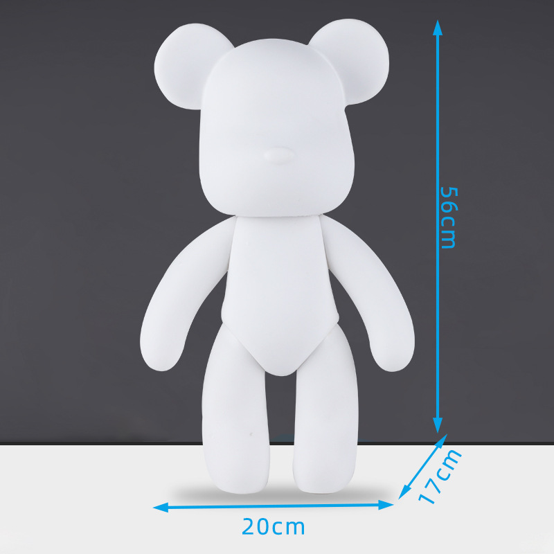 폭력적인 곰의 56cm 흰 배아의 조립 없음