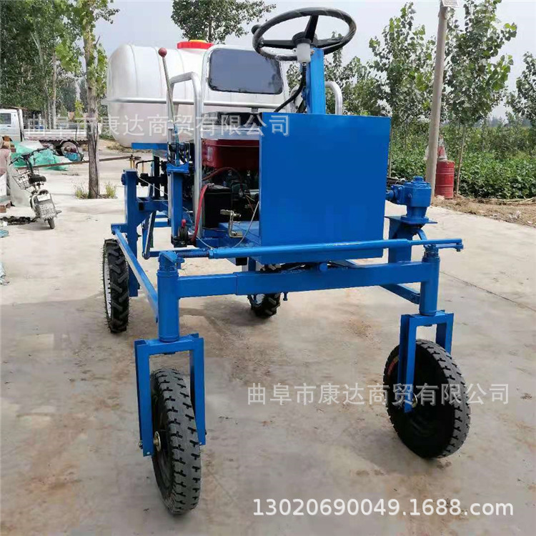 辣椒地瓜打药机 青海白菜药材土豆打药机 四轮水冷液压喷杆打药机