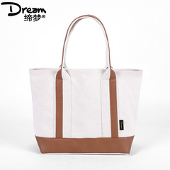 韓國ins風托特包大容量小眾包包女時尚休閒通勤單肩包帆布手提包
