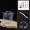 Square straw, sticker, 16 oz, 500 ml, 8×190mm