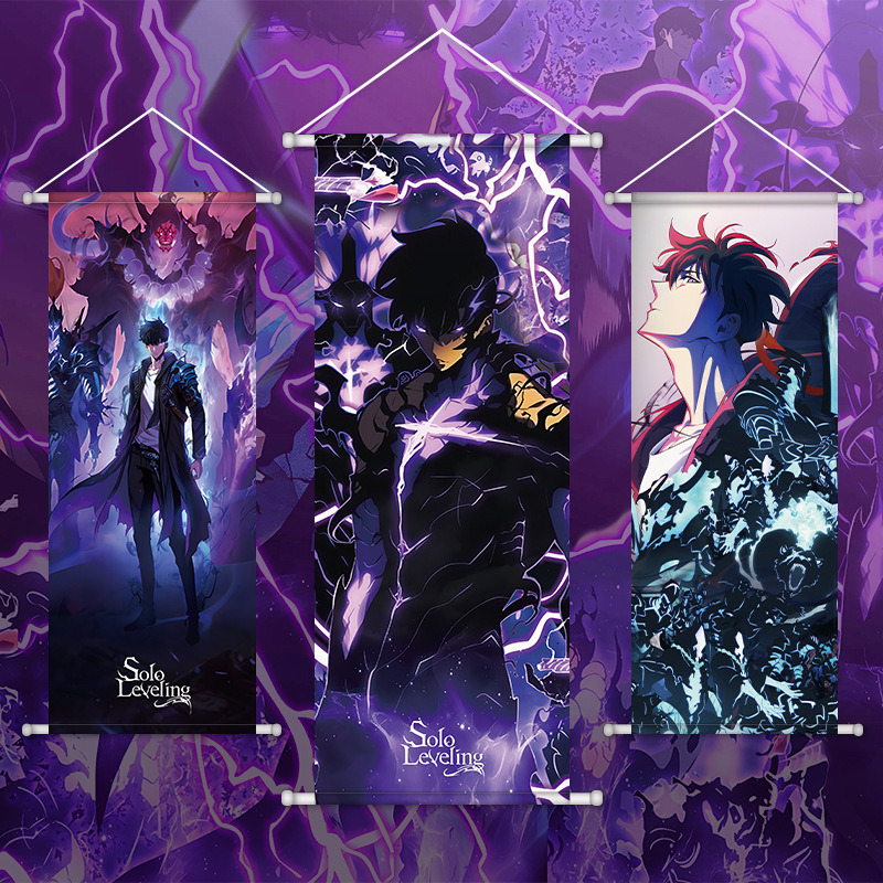 I Upgraded the Surrounding Paintings, Silk Posters, Solo Leveling Scrolls, Anime Two-Dimensional