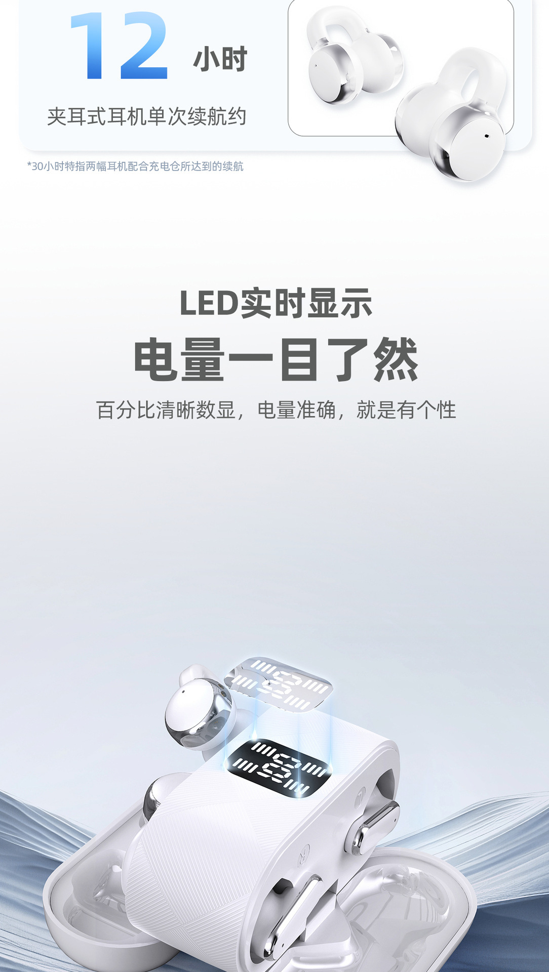 热销双胞胎 情侣款 耳机降噪高音质长续航蓝牙半入耳式四耳二合一