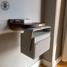 投影仪支架挂墙上实木床头置物倒吊装极RS10米托盘投影仪壁挂支架