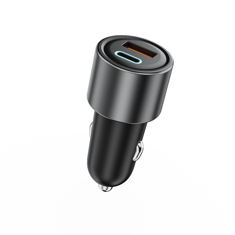 New car charger AC high-power dual-port PPS 45W super fast charging fully compatible car charger 66W fast charging head