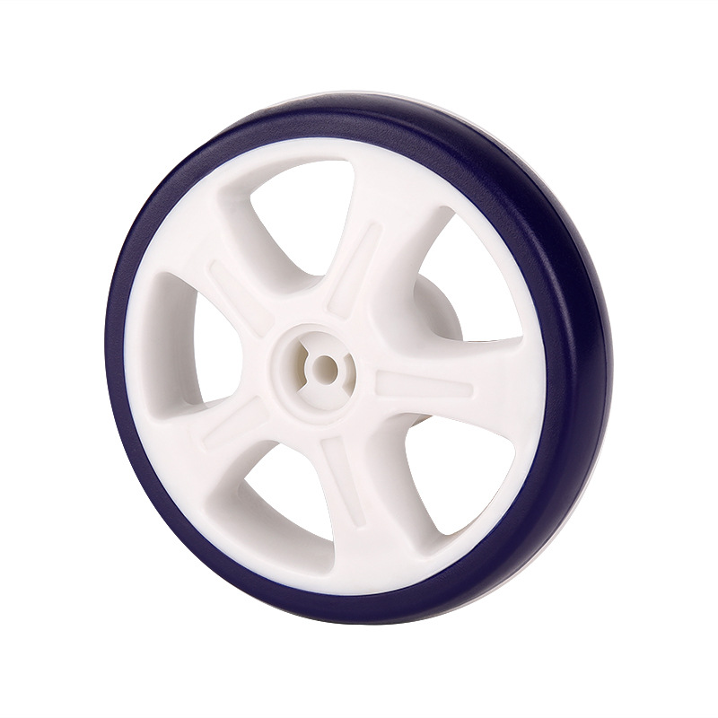 Mochila de estudiantes accesorios de bolsas de goma triangular actualización engrosado seis ruedas de cristal escalera de reemplazo accesorios de rueda