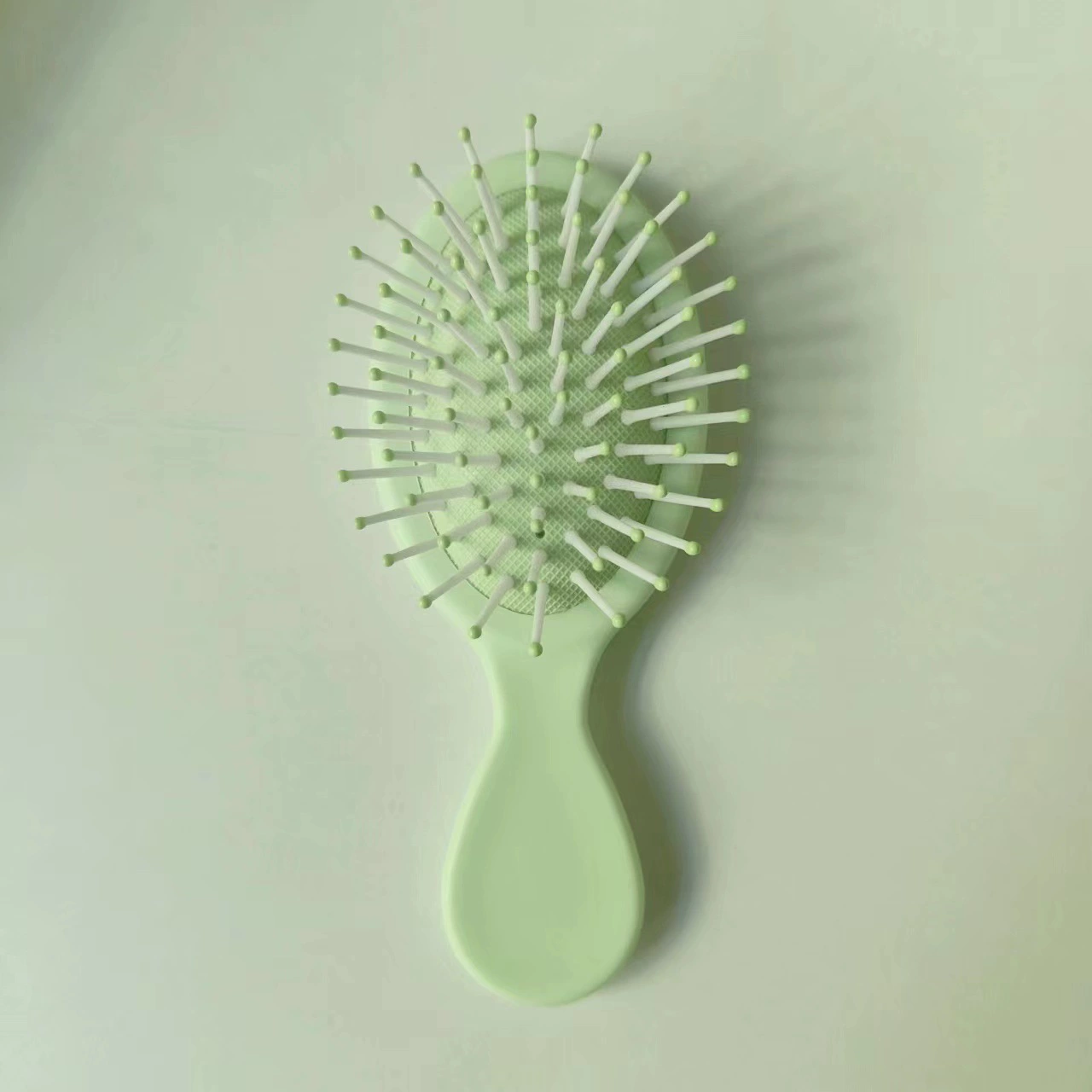 Handheld Scalp Massager Brush, Matte Finish, Soft Cushion, 14 cm Compact