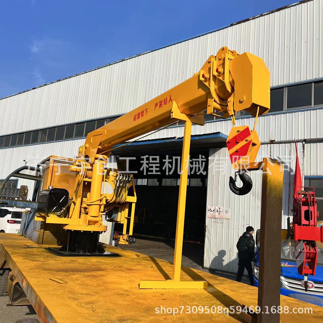 船用吊机固定吊机车载吊码头起重机固定式起重机1-20吨固定吊