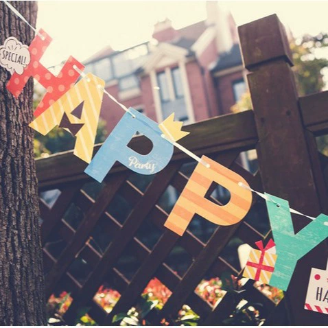 韩版 Decorations with letters for party