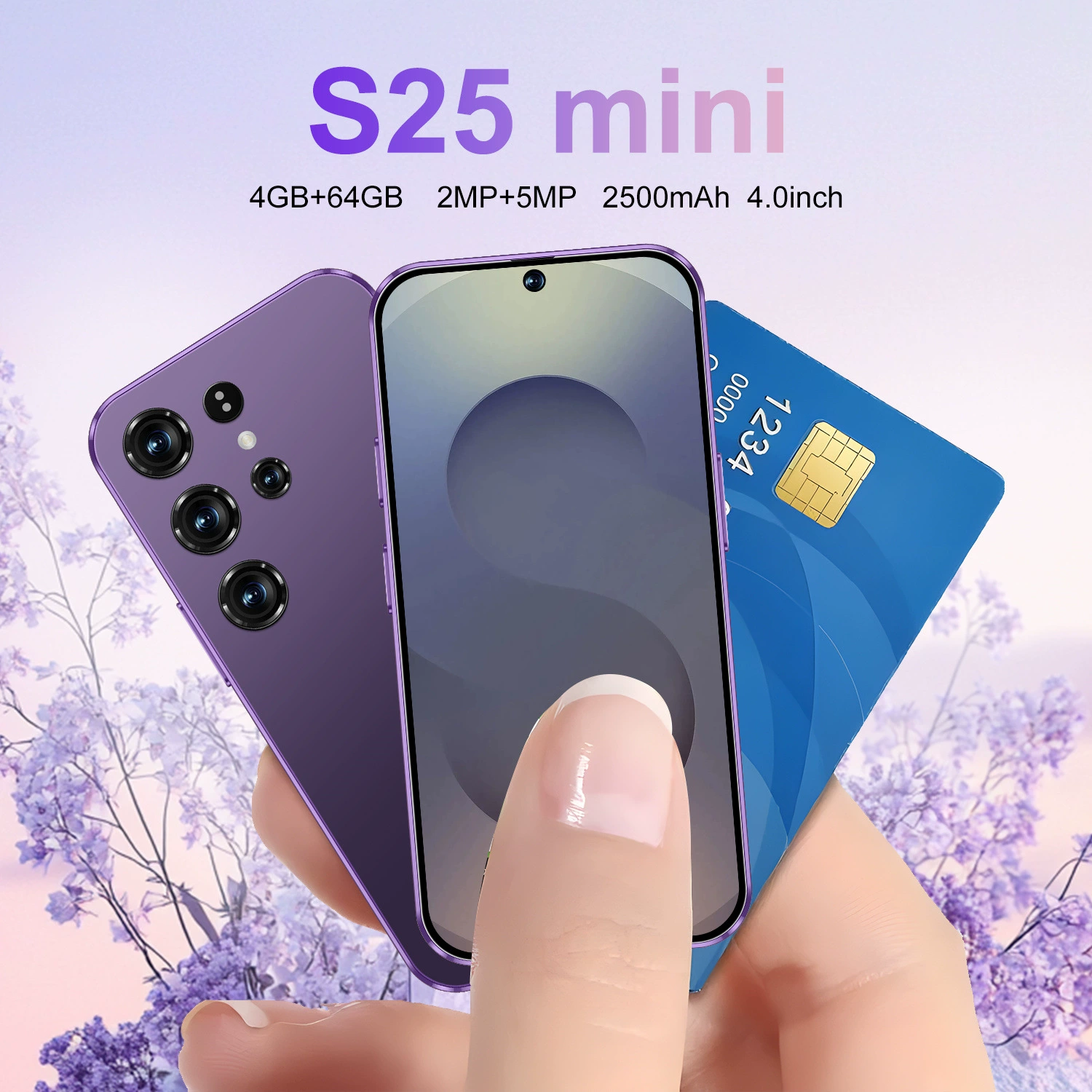 Маленькие умные часы, мобильный телефон, 4.0 дюйма, 64 ГБ, Android, (Кросс-бордер)