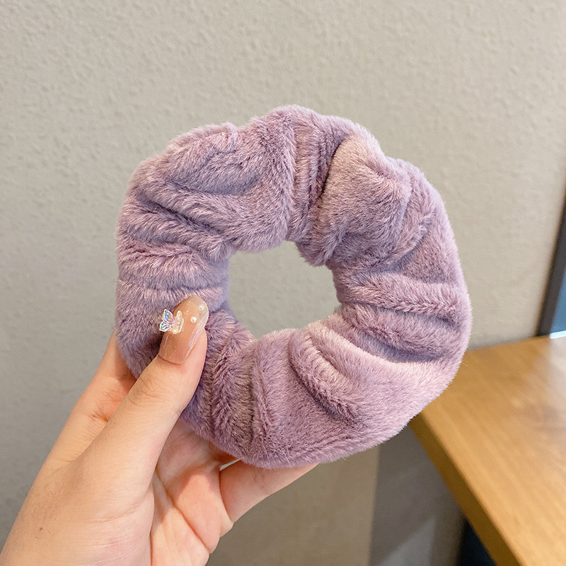 Estilo pastoral francés, diadema de intestino grueso, accesorios para el cabello dulce de alta calidad para mujer, cuerda para la cabeza, nueva cuerda para el cabello de todo fósforo, banda elástica alta