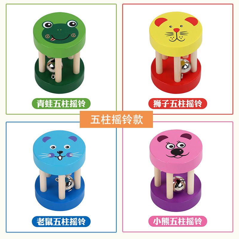 Infantil niños Orff instrumento musical caja de resonancia de dibujos animados animal cocodrilo 1 año de edad 2 bebé madera knock Board educación temprana al por mayor