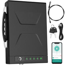 涂鸦蓝牙控制智能指纹密码保险柜 小型保险箱迷你便携式手提枪盒