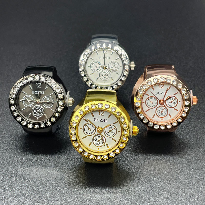 [Rings Watch] Cross-Border Foreign Trade Simple and Elegant Quartz Ring Watch for Men and Women Couples Manufacturer Wholesale Hot Sale