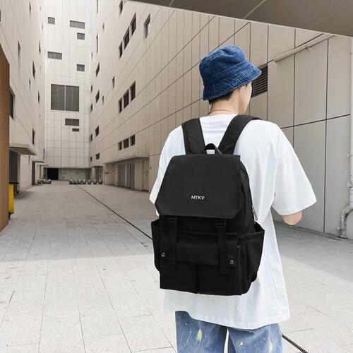 Backpack for Boys Korean Version College Students High School Students Large Capacity Junior High School Students Trendy Dual Shoulder Bag Backpack for Girls Ins Laptop Bag