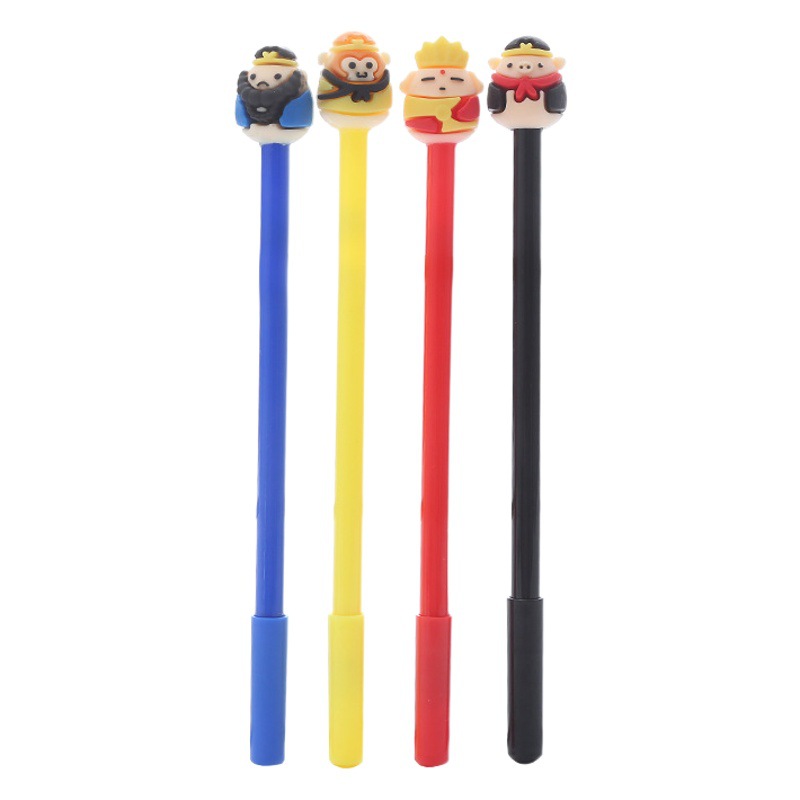 Creativo viaje al oeste anime pluma de gel de dibujos animados papelería estudiante pluma de agua lindo suministros de oficina pluma de firma al por mayor