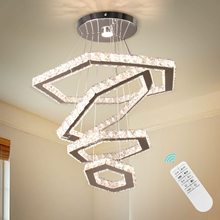 轻奢热卖水晶餐厅吊灯客厅卧室创意法式复古不锈钢线切割吊灯