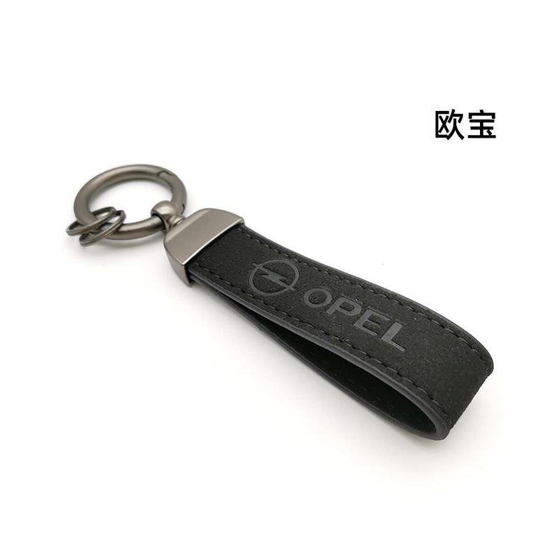 スエードレザーカーキーホルダートレンディなブランドカーロゴキーホルダーメンズハイエンドペンダントメルセデスベンツメタルレザーキーホルダー|undefined