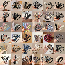 编发日常外戴法式发饰头箍2025新款高级感发捆显发量女士复古发卡