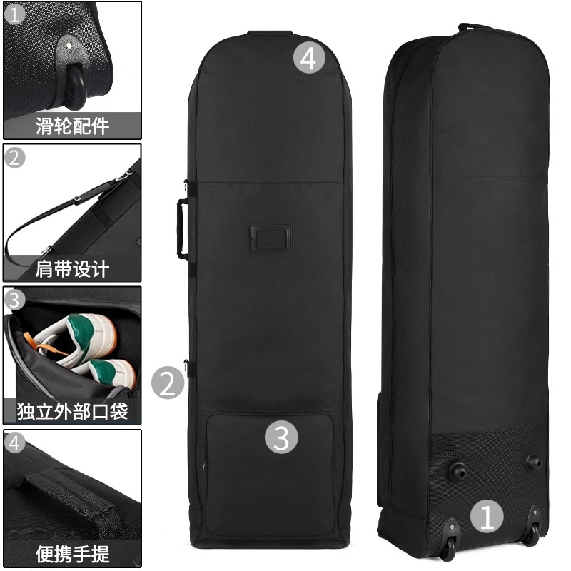 Bolsa de golf al aire libre deportes Cinturón correa de hombro con polea bolsa de almacenamiento portátil bolsa de golf
