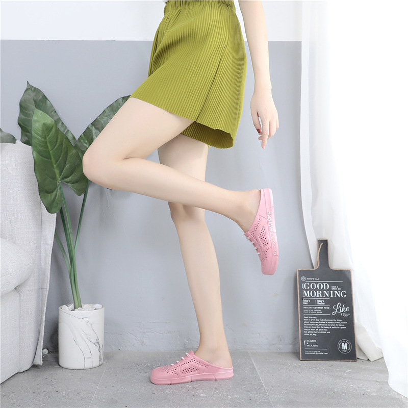 Neue Material Hälfte Baotou Höhle Vogel S Nest Casual Klettern Rafting Big Boy Damen Paar Garten Hausschuhe_voghion.com