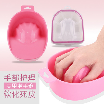 double-deck Foam hand bowl Nail enhancement tool Manicure clean nail soften Exfoliating Horny thickening Wash basin