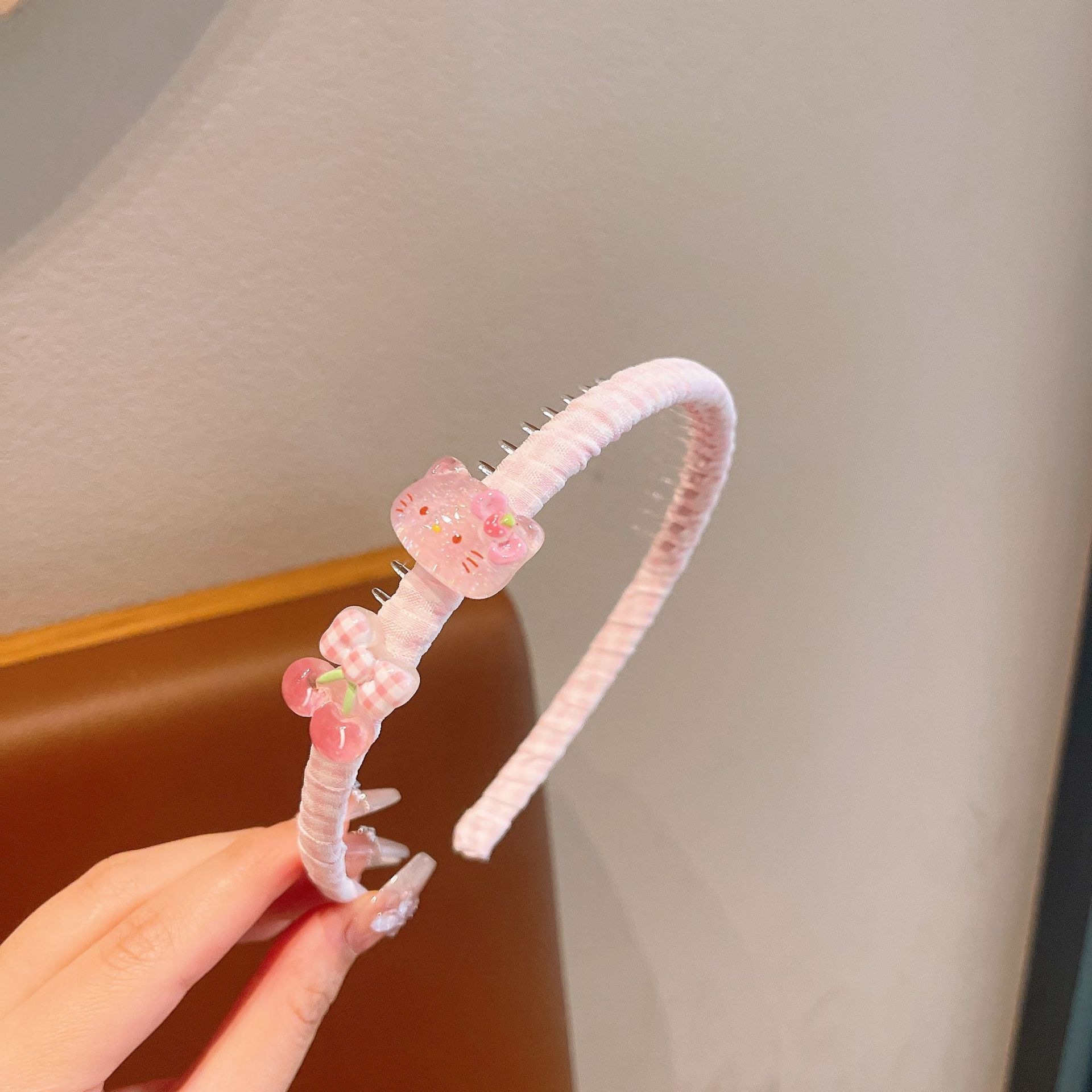 Cabezas de niños de cabello de mar de tela coreana antideslizante prensas de cabello de niñas de cabello de banda de cabello