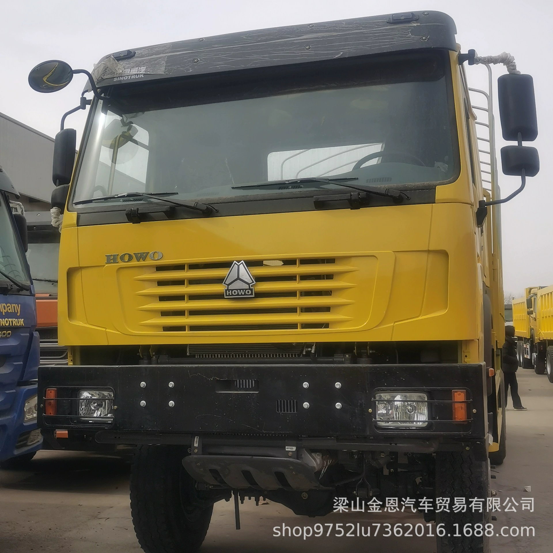 Экспорт из Африки бывших в употреблении, восстановленных самосвалов HOWO для горных работ, цветочных корзин, 371 л.с., Sinotruk