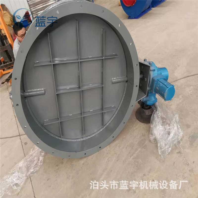 搅拌站分料仓蝶阀气动矩形风阀烟道气动排风挡板阀1000型翻版蝶阀