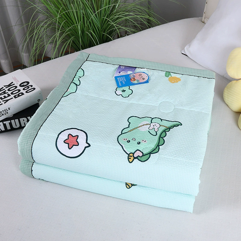 Летнее одеяло из пузырчатого хлопка оптом, моющееся летнее одеяло, машинная стирка, не линяет, хлопковое летнее одеяло для кондиционера оптом