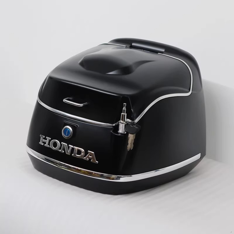 Suitable for Honda Nw F125 Motorcycle Tail Box, Retro Trunk, Scooter Cargo Box, Helmet Box Modification Accessories