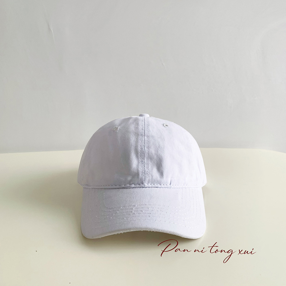 Gorras de béisbol unisex estilo coreano color sólido