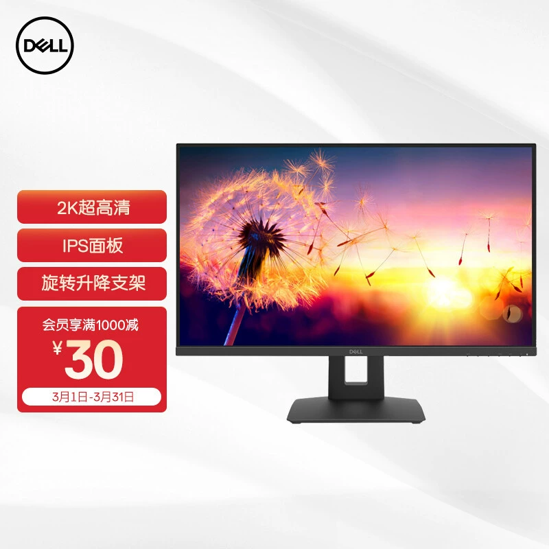 戴尔 (Dell) U2421E 24.1-дюймовый IPS 16:10 Type-C 90W реверсивная зарядка защита