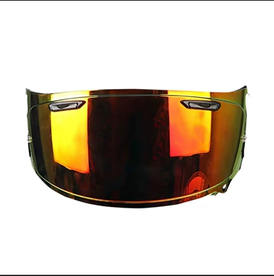 Motorcycle Large Lens Black: Dəbilqə (Kaska) aksesuarları - l01red-gold-plated-lenses