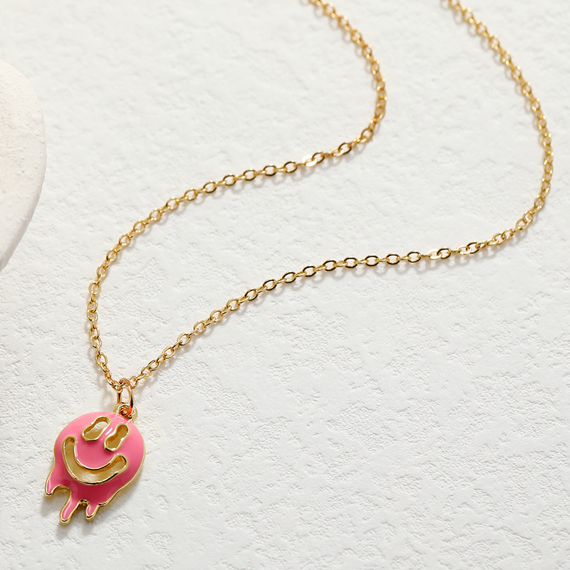 new fashion funny necklace hollow oil dripping ghost necklace