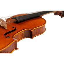 音乐学院级别手工制作亮光花纹小提琴 枫木背板提琴