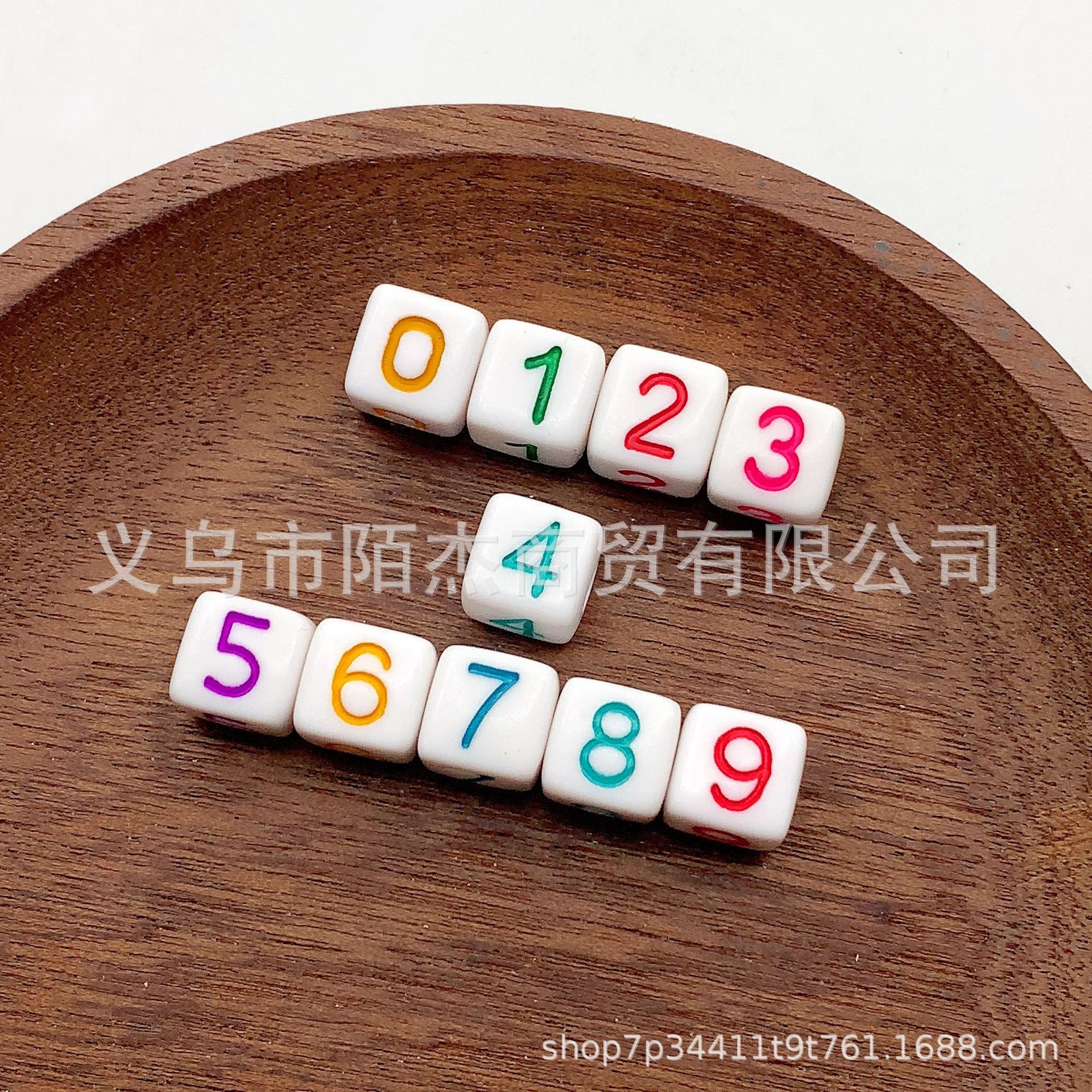 10mm cuadrado transparente acrílico letras perlas gran agujero perlas gelatina perlas dispersas accesorios de joyería para niños diy material de cuentas