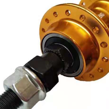 Bicicleta de montaña de aleación de aluminio de 32 hoyos Golden Hub rodamiento giratorio sólido solo cubo trasero