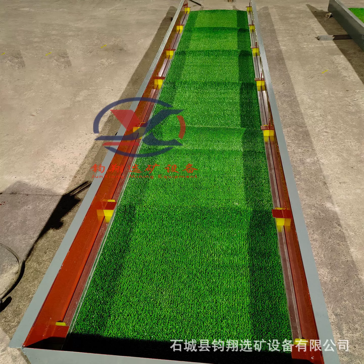 【高效选金】淘金设备耐磨淘金溜槽设备砂金粗选精选高回收率厂家