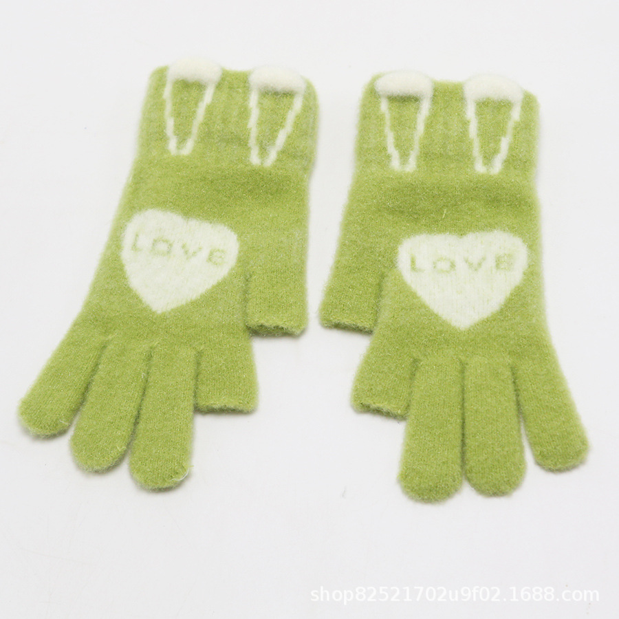 Children's gloves, cute keep warm ring for princess
