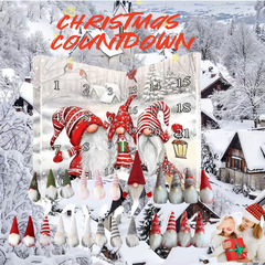 跨境Christmas Gnome Advent Calendar 2025圣诞节侏儒降临日历