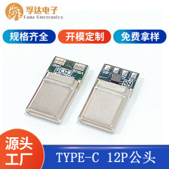 type-c 急速充電 100W オス type-c12P オスヘッドボード 6 パッド E マーカーチップ付き 5A