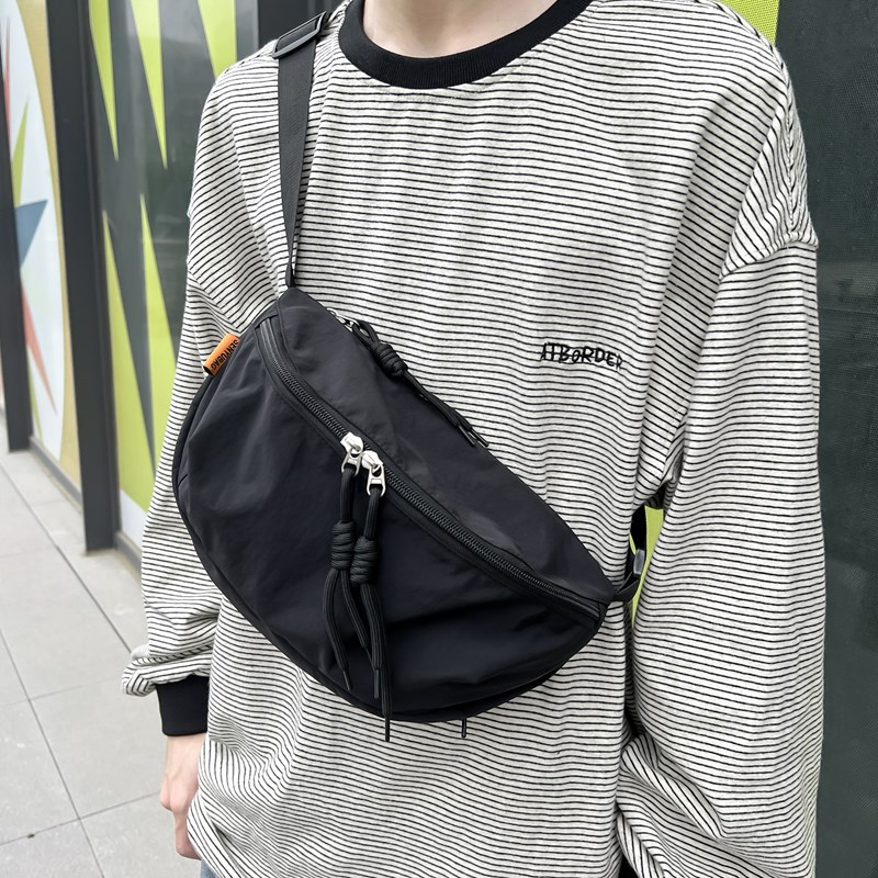 Bolso bandolera mujer 2024 invierno nueva tendencia bolso de pecho bolso deportivo multifuncional de gran capacidad pequeño bolso de hombro masculino