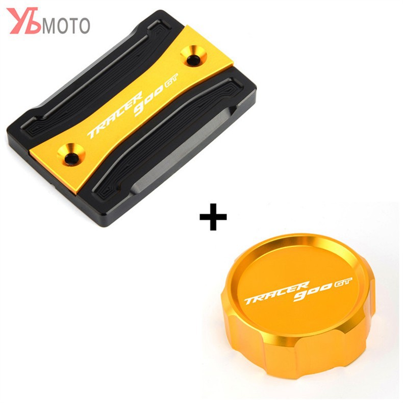 Suitable for Yamaha Tracer 900Gt 18-23 Modified Front Brake Pump Cover + Rear Brake Oil Reservoir Cover