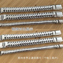 纯银手链复古银链子纹纯手工银饰朋克男士霸气925纯银手