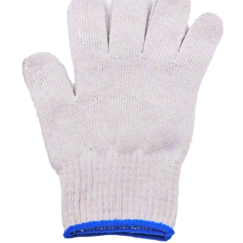 Wholesale protective cotton yarn gloves, anti-slip, thick knitting, wear-resistant gloves from Dongguan Glove Factory