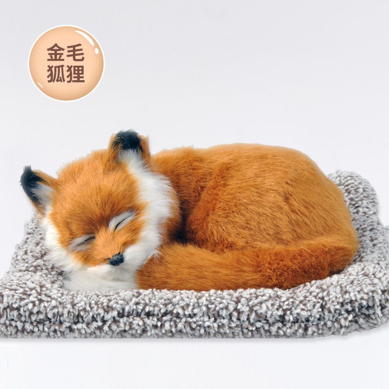 Decoraciones de automóviles adornos adorables accesorios de automóviles en línea nuevos animales de dibujos animados de perros simulados